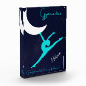 Gymnastik geht auf den Mond Fotoblock (Links)