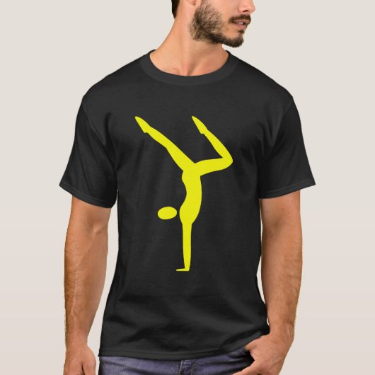 Gymnastik - Gelb T-Shirt (Vorderseite)