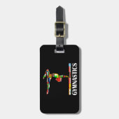 Gymnastik Gepäckanhänger (Vorderseite vertikal)