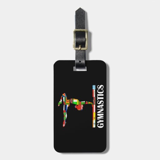 Gymnastik Gepäckanhänger (Vorderseite vertikal)