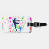 Gymnastik Gepäckanhänger (Vorderseite horizontal)