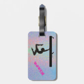 Gymnastik Gepäcktag - Personalisiert Gepäckanhänger (Rückseite vertikal)