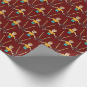 Gymnastik Geschenkpapier (Ecke)