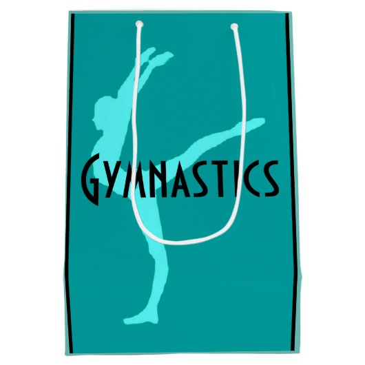 Gymnastik-Geschenktasche Mittlere Geschenktüte (Rückseite)