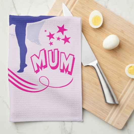 Gymnastik Geschirrtuch (Viertel Falte)