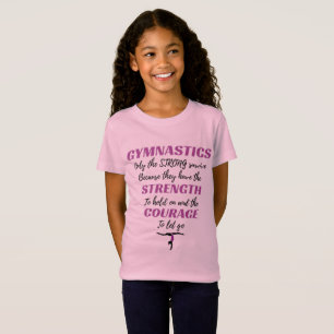 Gymnastik gibt dem starken Überlebensgymnastikgesc T-Shirt