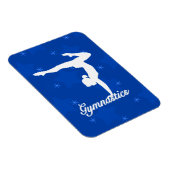 Gymnastik Girl Blue Stars Magnet (Rechte Seite)