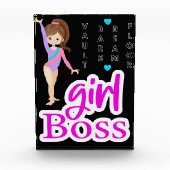 Gymnastik Girl Boss Fotoblock (Vorderseite)