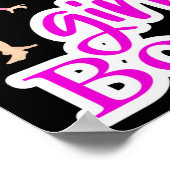 Gymnastik Girl Boss Poster (Ecke)