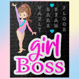 Gymnastik Girl Boss Puzzle