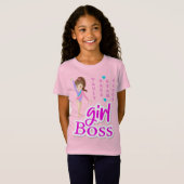 Gymnastik Girl Boss T - Shirt (Vorne ganz)