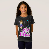 Gymnastik Girl Boss T - Shirt (Vorne ganz)