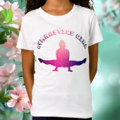 Gymnastik Girl Galaxy Pink Lila T-Shirt
