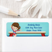 Gymnastik Girl Niedlich Gymnast Rücksendeadresse (Insitu)