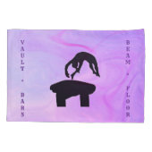 Gymnastik Girls Events Pillowcases Kissenbezug (Rückseite-Links)