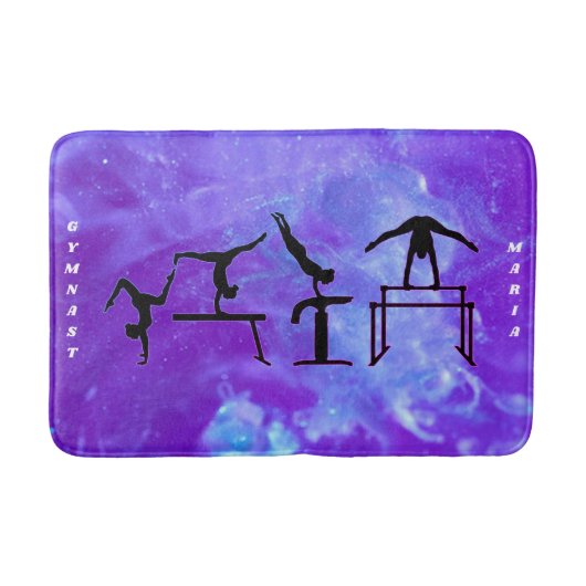 Gymnastik Girls Galaxy Bath Mat Badematte (Vorderseite)
