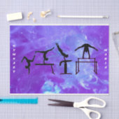 Gymnastik Girls Galaxy Tissue Seidenpapier (Handwerk)