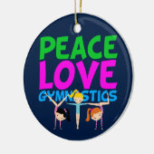 Gymnastik Girls Keramikornament (Links)