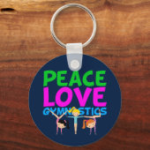 Gymnastik Girls Schlüsselanhänger (Rückseite)