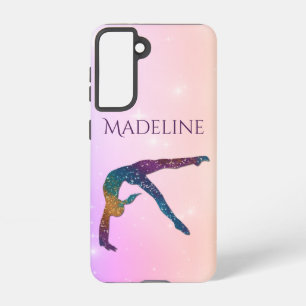 Gymnastik Glamour & Elegance mit Namen des Gymnast Samsung Galaxy Hülle