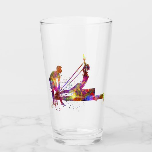 Gymnastik Glas (Vorderseite)