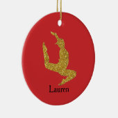 Gymnastik Glitzer Gymnast Rote Kirche (Chiesa Rote Keramik Ornament (Rechts)