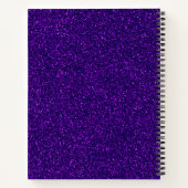 Gymnastik-Glitzer und Bow-Notebook Notizblock (Rückseite)