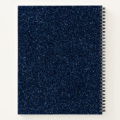 Gymnastik-Glitzer und Bow-Notebook Notizblock (Rückseite)