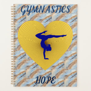 Gymnastik Goldherz mit Gymnastik Planer