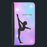 Gymnastik Gradient Phone Case mit Gymnast<br><div class="desc">Gymnastik Handy Fall mit Name Gymnast</div>