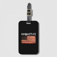 Gymnastik Grunge American USA Flag