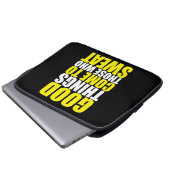 Gymnastik, gute Dinge kommen zu denen, die schwitz Laptopschutzhülle (Vorne Knopf)