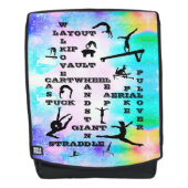 Gymnastik Gymnast Crosswords Rucksack (Vorderseite)