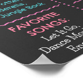 Gymnastik Gymnast Geburtstagsfeier Meilenstein Unt Poster (Ecke)