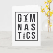 Gymnastik Gymnast Unven Bars Hopper Acrobat Mat Karte (Gelbe Blume)