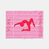 Gymnastik GYMNAST Vlies Decke. Fleecedecke (Vorderseite (Horizontal))