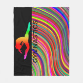 Gymnastik GYMNAST Vlies Decke. Fleecedecke (Vorderseite)