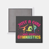 Gymnastik Gymnastik Gymnastik Gymnastik Liebe Magnet (Vorderseite/Rückseite)