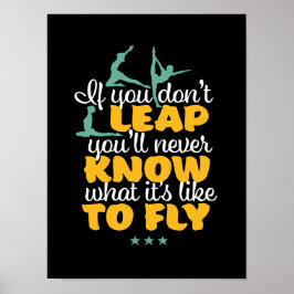 Gymnastik Gymnastik Motivierend Sportangebot Poster