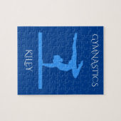 Gymnastik Gymnastik-Puzzle. Personalisierter Name. Puzzle (Horizontal)