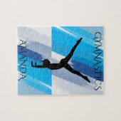 Gymnastik Gymnastik-Puzzle. Personalisierter Name. Puzzle (Horizontal)