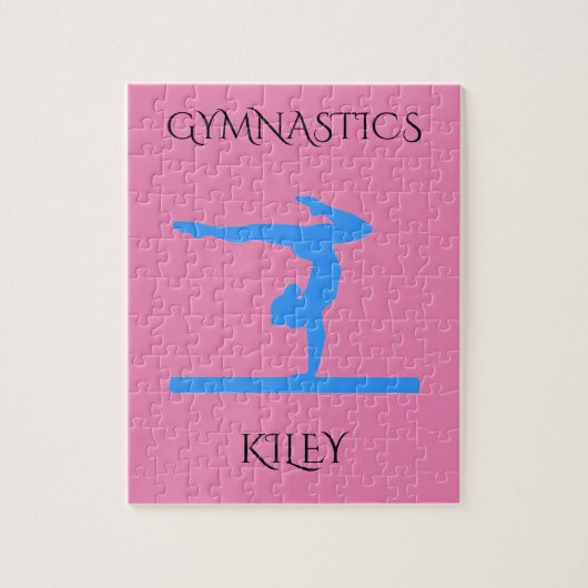 Gymnastik Gymnastik-Puzzle. Personalisierter Name. Puzzle (Vertikal)