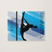 Gymnastik Gymnastik-Puzzle. Personalisierter Name. Puzzle (Horizontal)