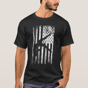Gymnastik Gymnastik US-Flagge Gymnastik Trainer Ge T-Shirt