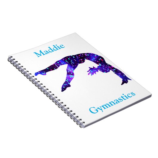 Gymnastik-Handfeder-Notebook Notizblock (Rechte Seite)