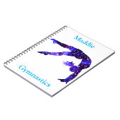 Gymnastik-Handfeder-Notebook Notizblock (Linke Seite)