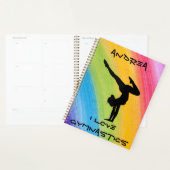 Gymnastik Handstand Rainbow Funky Sketch Planer (Anzeige)