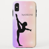 Gymnastik Handy Fall mit Name Gymnast Case-Mate iPhone Hülle (Rückseite)