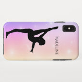 Gymnastik Handy Fall mit Name Gymnast Case-Mate iPhone Hülle (Rückseite (Horizontal))