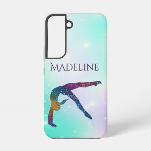 Gymnastik Handy Fall mit Name Gymnast Samsung Galaxy Hülle